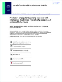 Predictors of popularity among students with intellectual disabilities  The role of prosocial and antisocial behaviours.pdf